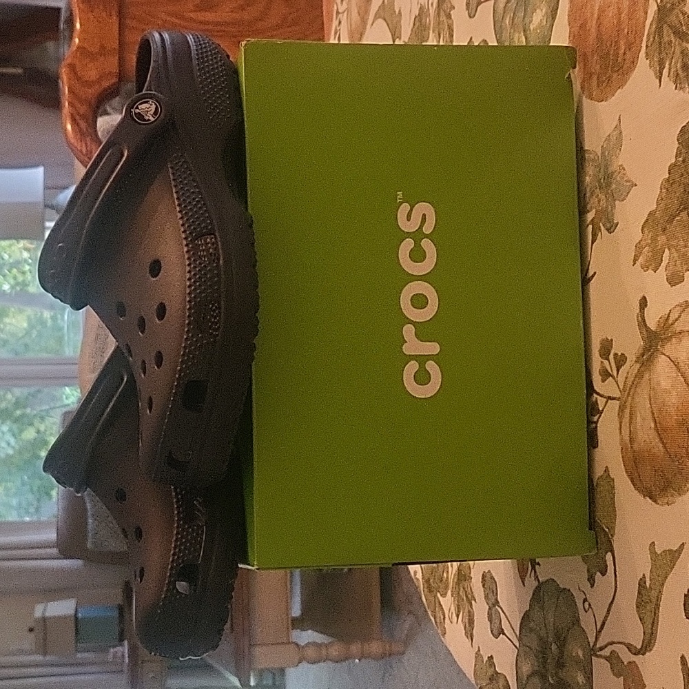 NWT Navy Crocs